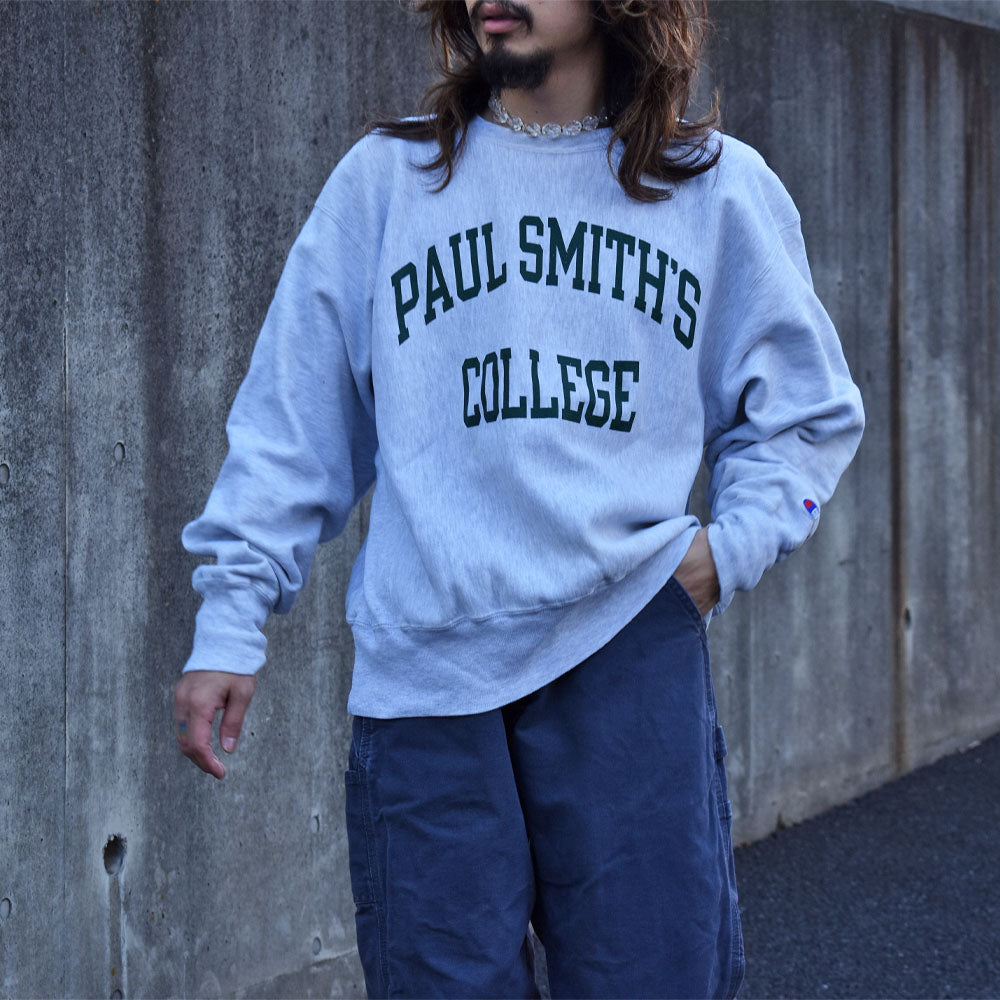 Y2K Champion “PAUL SMITH’S COLLEGE” RWスウェット 231114