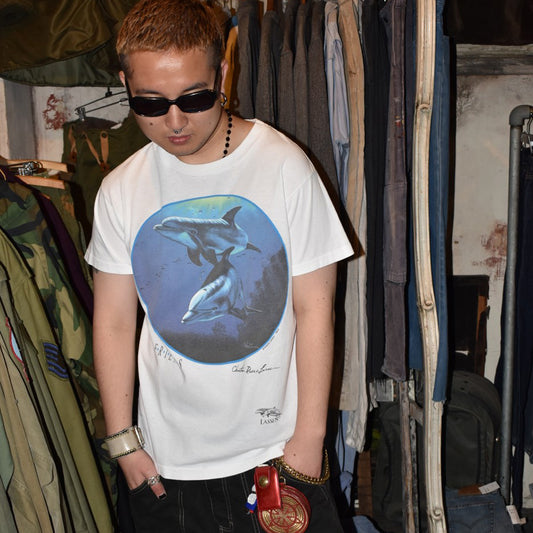 90's Christian Riese Lassen "FRIENDS" アートTシャツ USA製 260515H