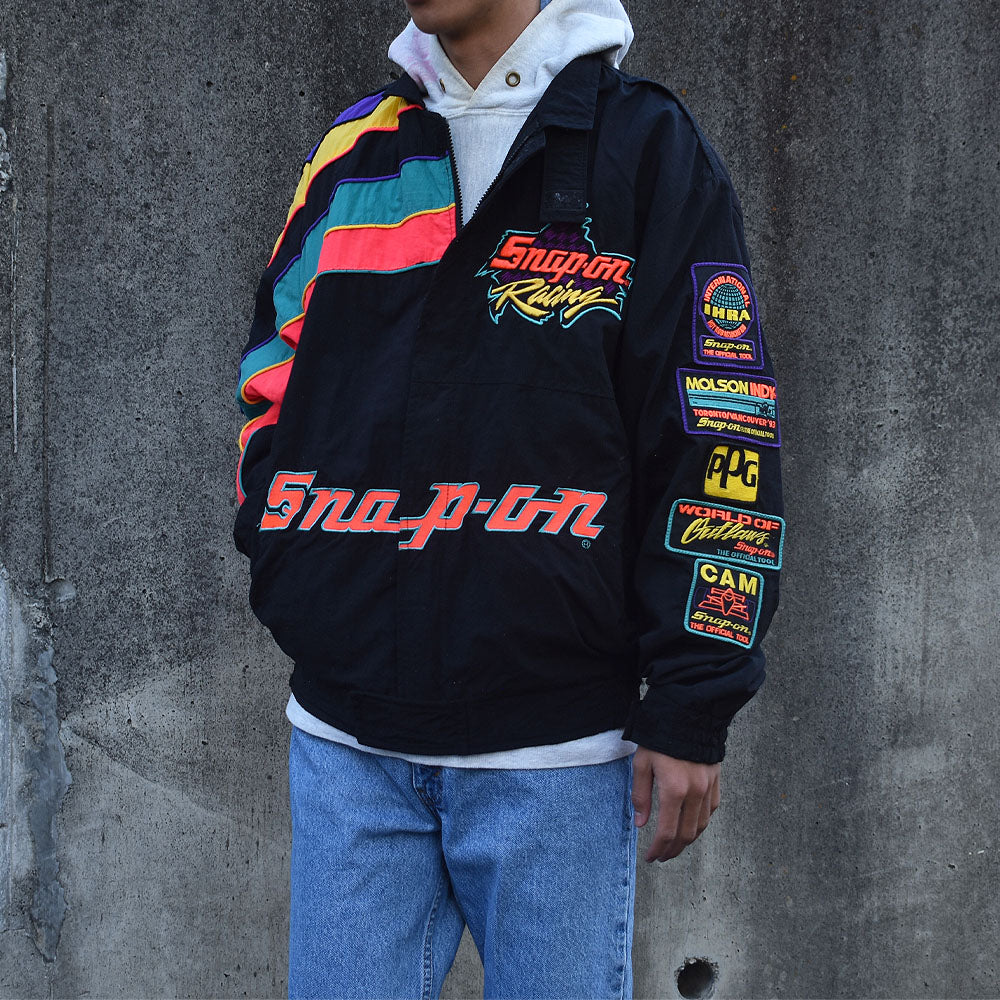 90’s Snap-on ワッペン付き レーシング ナイロンジャケット B 231102