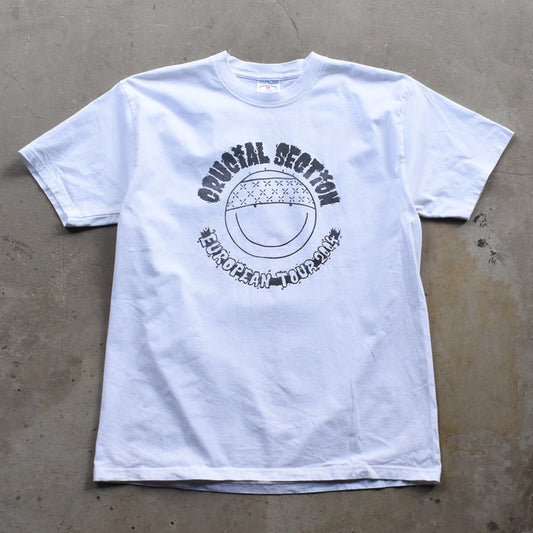Y2K デッドストック！ CRUCIAL SECTION "European Tour 2004" Tシャツ 250926
