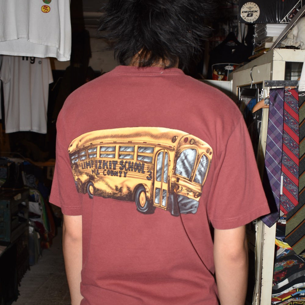 90's LIMP BIZKIT "SCHOOL BUS" ニューメタル ロックTシャツ 260821H