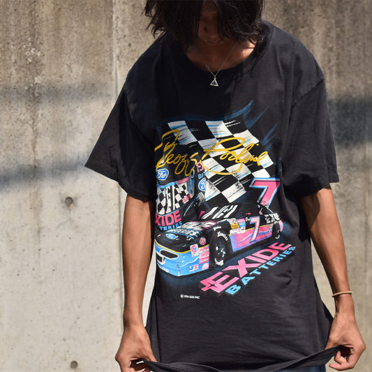 90's ““Geoff Bodine/ジョフリー・ボディン #7” レーシング Tシャツ 230627