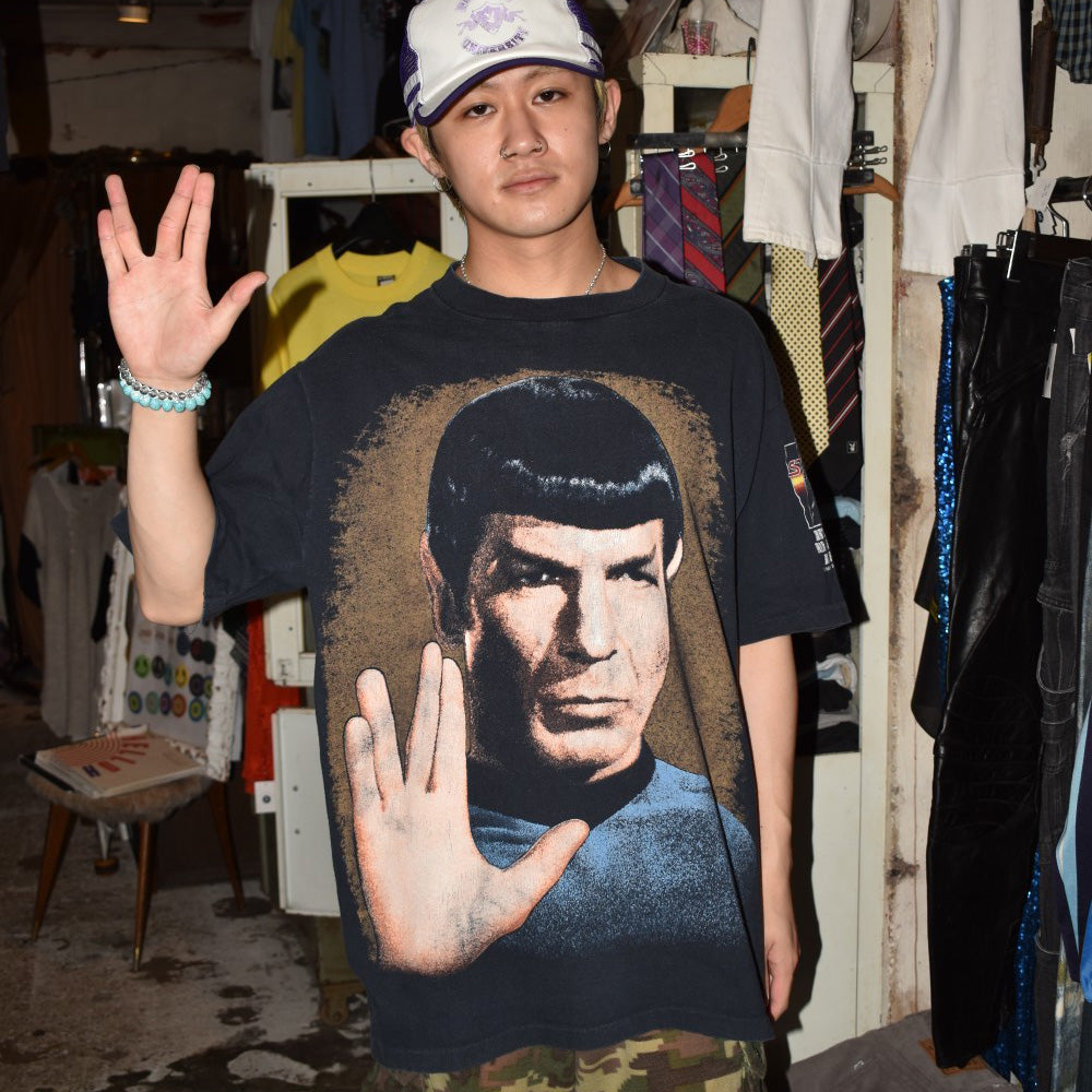 90's STAR TREK "Mr. Spock" スミソニアン航空宇宙博物館 プロモTシャツ USA製 260707H