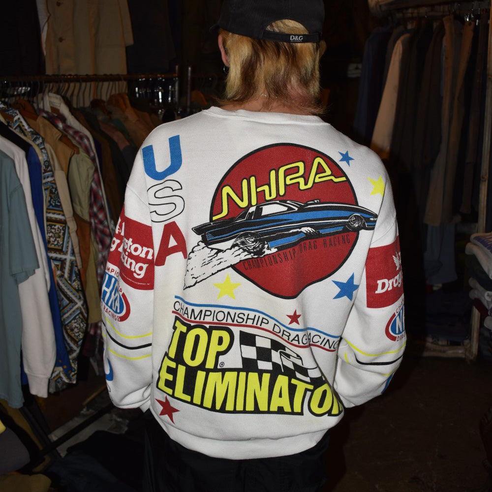 80's NHRA Championship Drag Racing レーシングスウェット 260428H