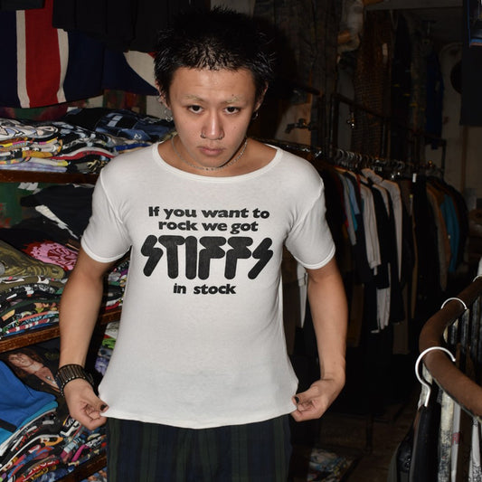 70's STIFF RECORDS "If You Want To Rock We Got STIFFS In Stock" パンクT 260908H