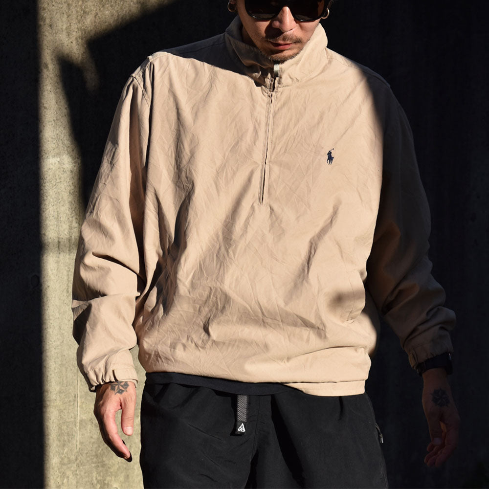 80-90’s　Polo Ralph Lauren/ポロ ラルフ ローレン ハーフジップ プルオーバー　230908
