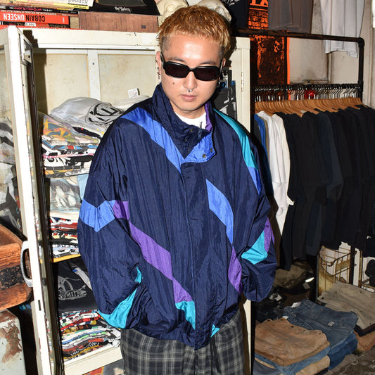 80’s Christian Dior ナイロン トラックジャケット 251007H