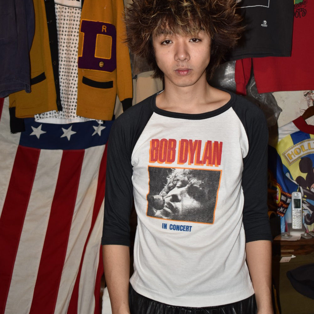Bob Dylan “IN CONCERT” ラグランスリーブ ロックTシャツ 251125H
