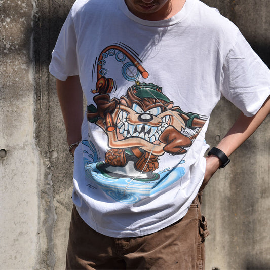 90's Looney Tunes/ルーニー・テューンズ "タズマニアンデビル" Tシャツ USA製 230510
