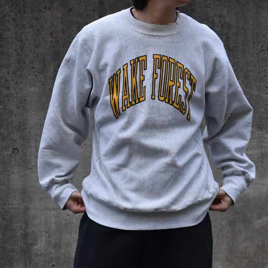 90’s Crable sportswear “WAKE FOREST” リバースタイプ スウェット USA製 231112