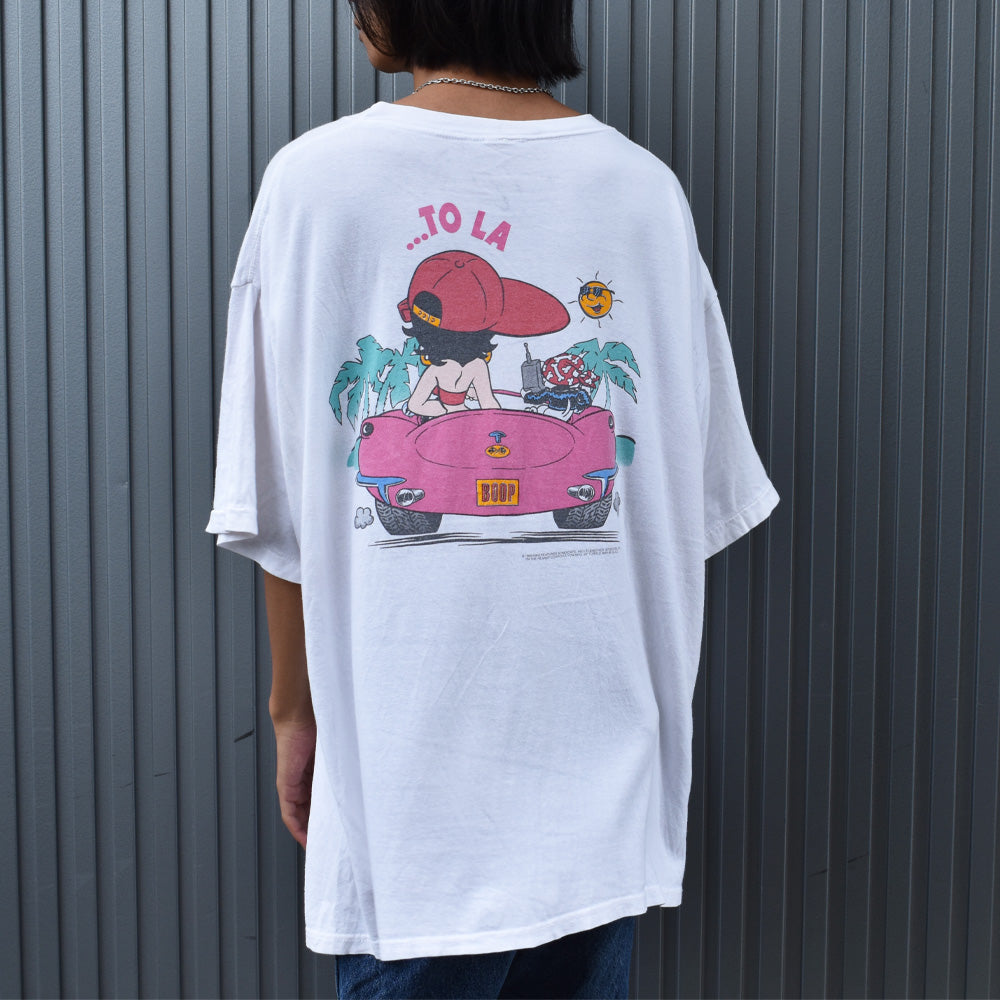 90’s Betty Boop “FROM NY…” キャラ Tシャツ 230927