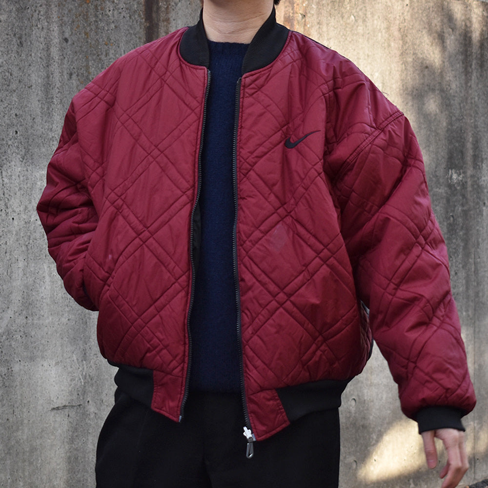 90’s NIKE リバーシブル ナイロン ボンバージャケット 231112