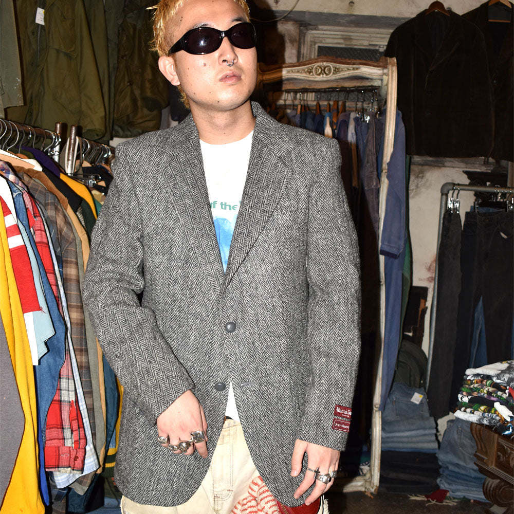 80’s John Alexander “Harris Tweed” テーラードジャケット NOS 251021H