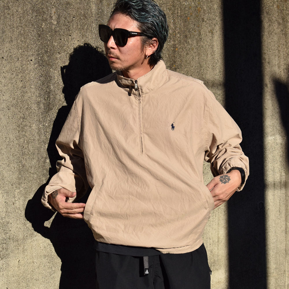 80-90’s　Polo Ralph Lauren/ポロ ラルフ ローレン ハーフジップ プルオーバー　230908