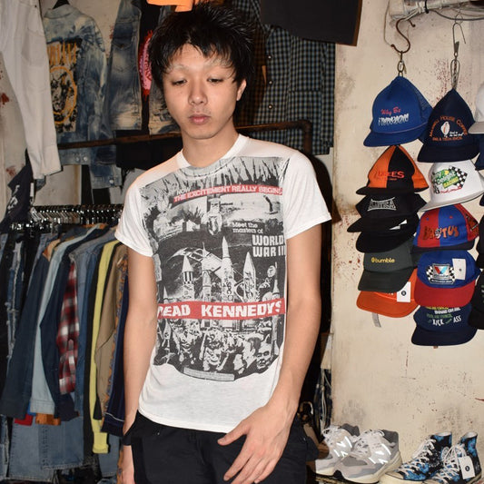 80's DEAD KENNEDYS "WORLD WAR III" パンク ハードコア ロックT 260623H