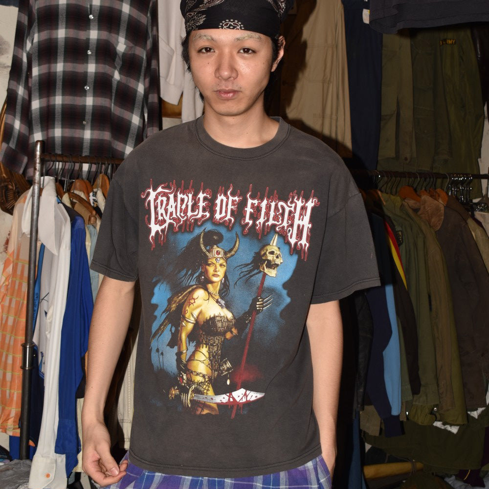 Y2K CRADLE OF FILTH ブラックメタル ロックTシャツ 260714H