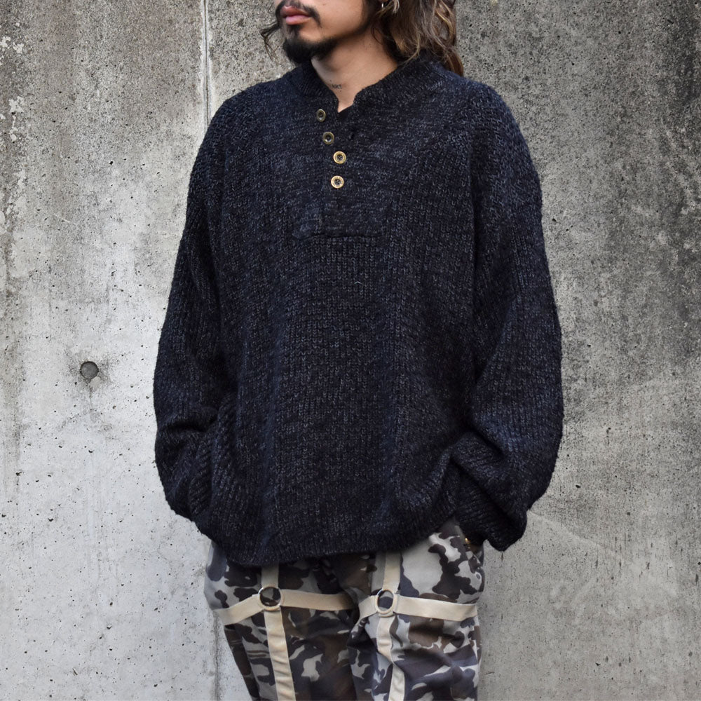90’s Eddie Bauer ヘンリーネック セーター 231230