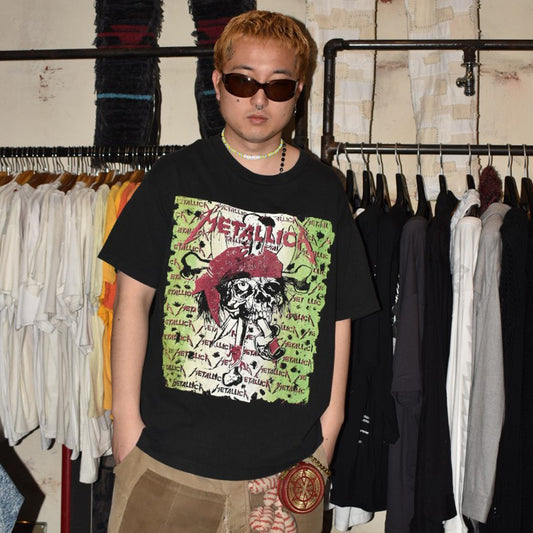 90's Metallica "Pushead Skull" ロックTシャツ 260320H