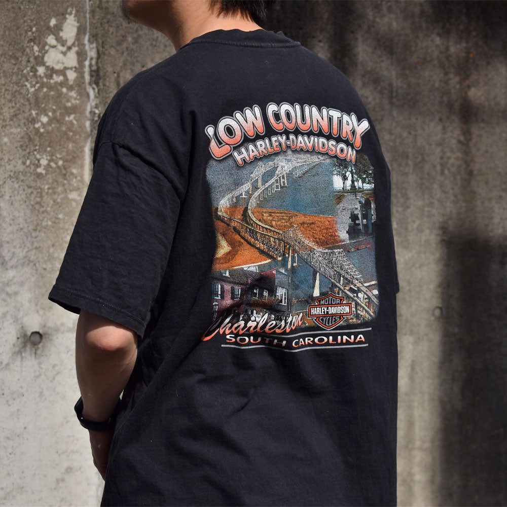 90’s　Harley-Davidson/ハーレーダビッドソン “WOLF” 両面プリント Tシャツ　230429