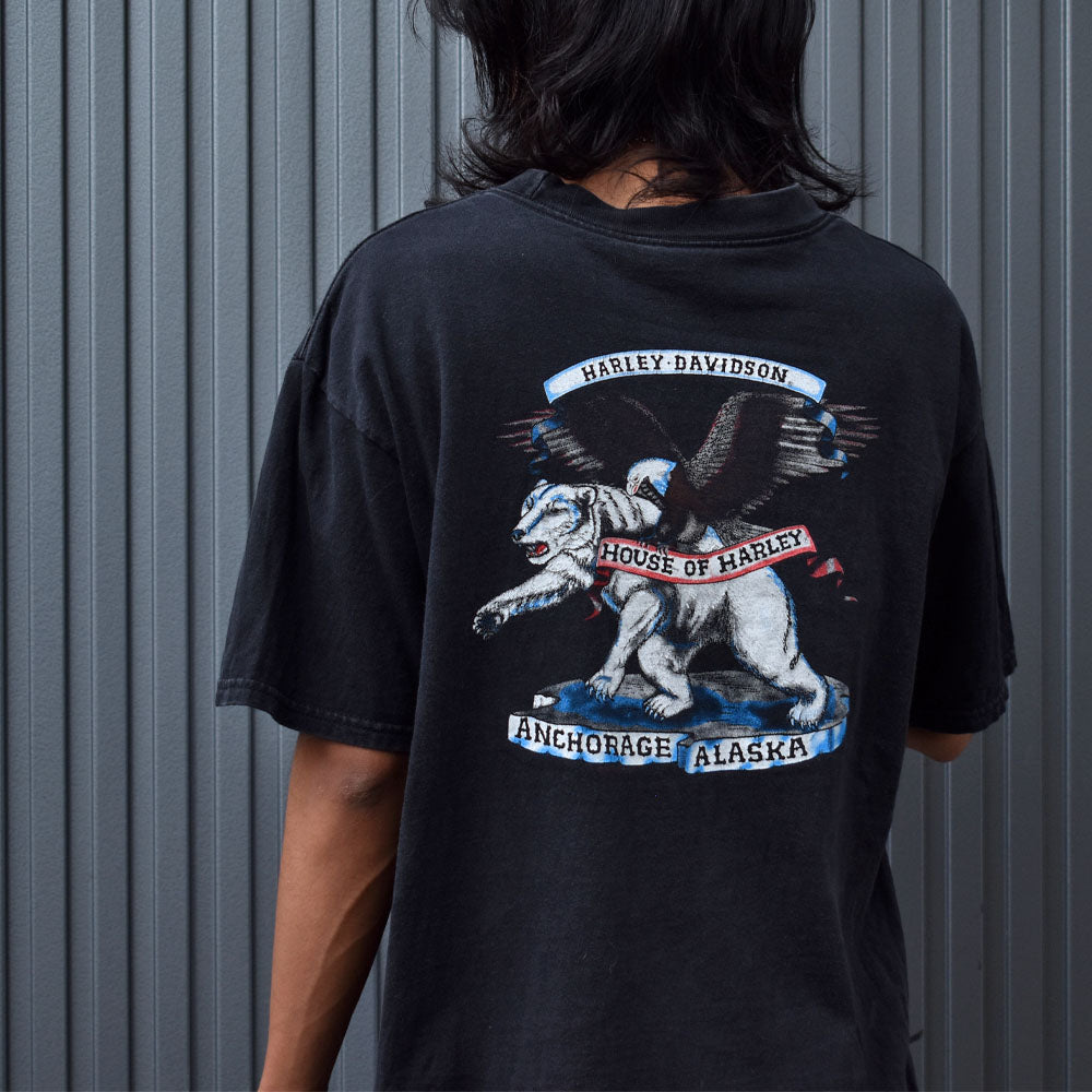 Y2K Harley-Davidson/ハーレー・ダビッドソン 両面プリント Tシャツ