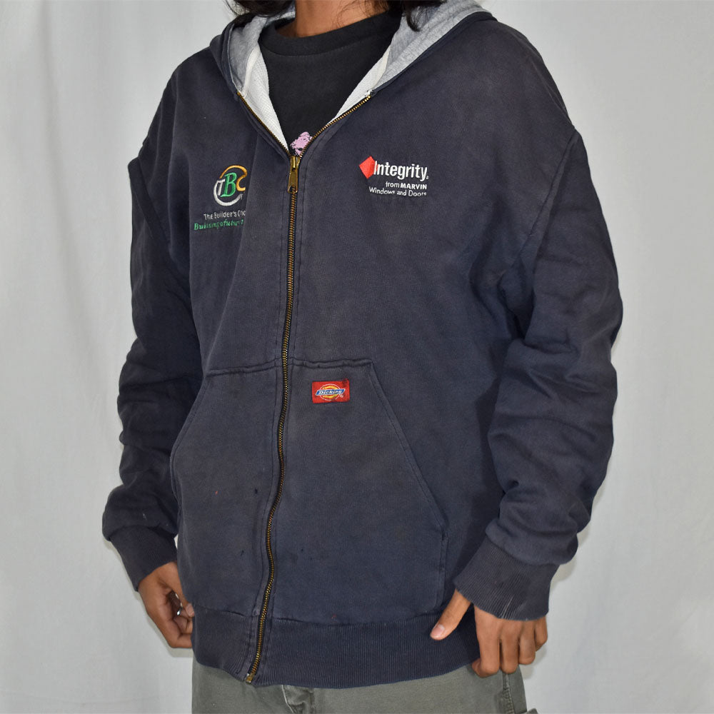 90’s Dickies 雰囲気◎ サーマルライナー スウェット フルジップパーカー 231120