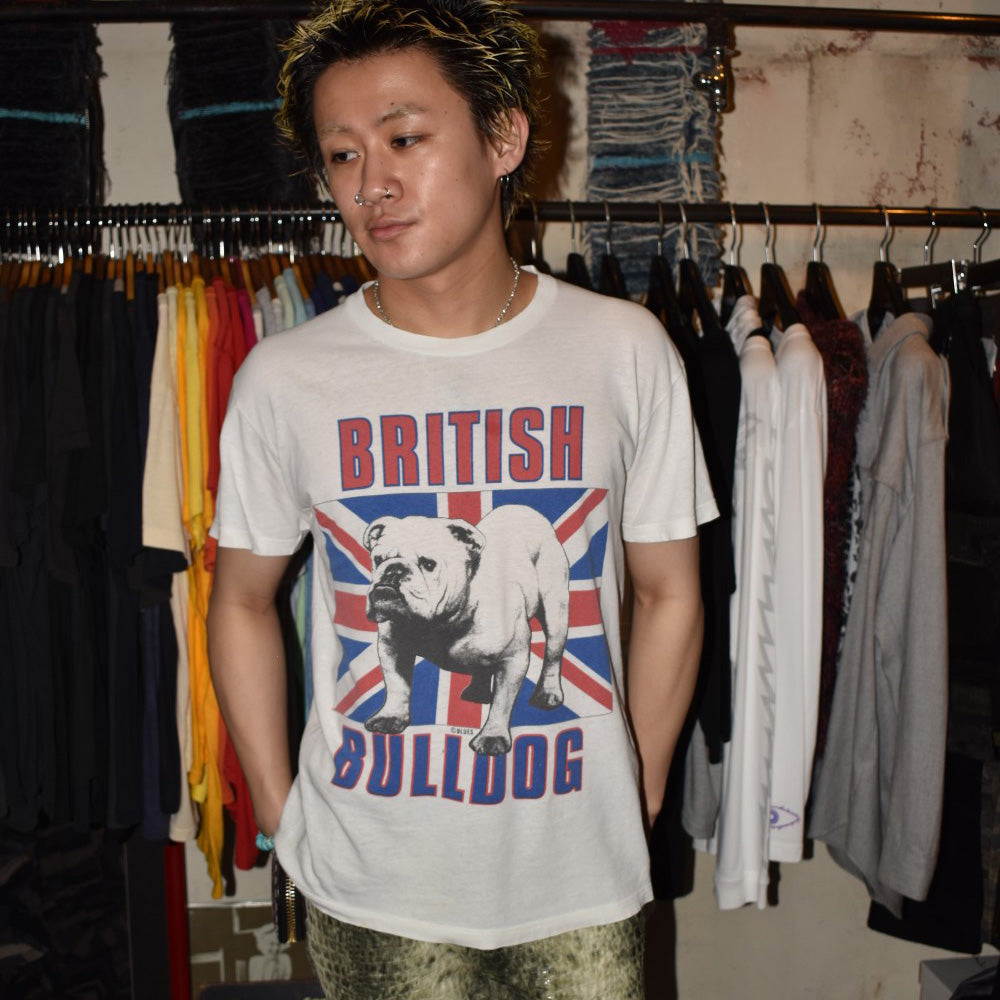 80's "BRITISH BULLDOG" ユニオンジャック Tシャツ 260703H
