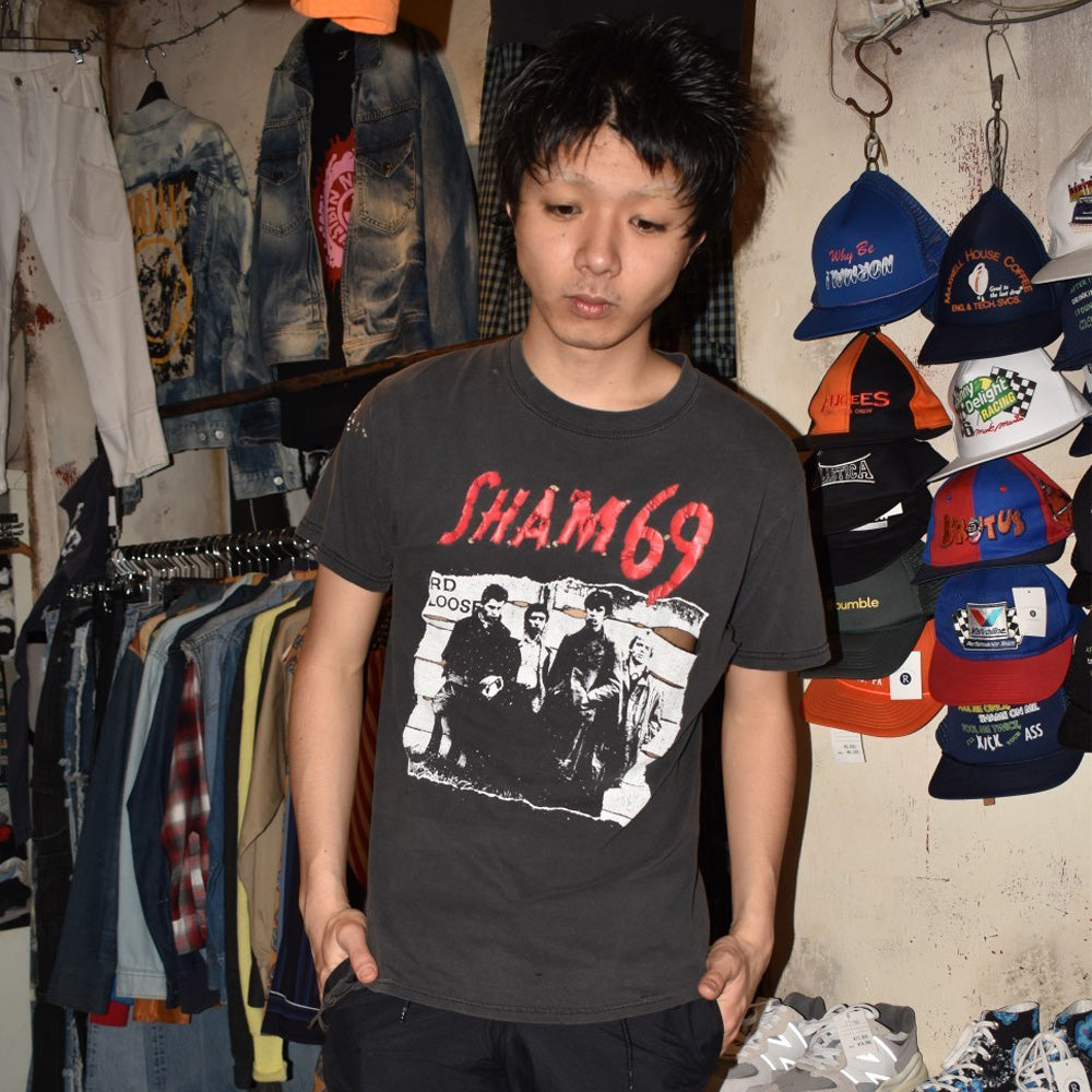 Y2K SHAM 69 "LIVE AND LOUD!!" パンク ロックTシャツ 260623H