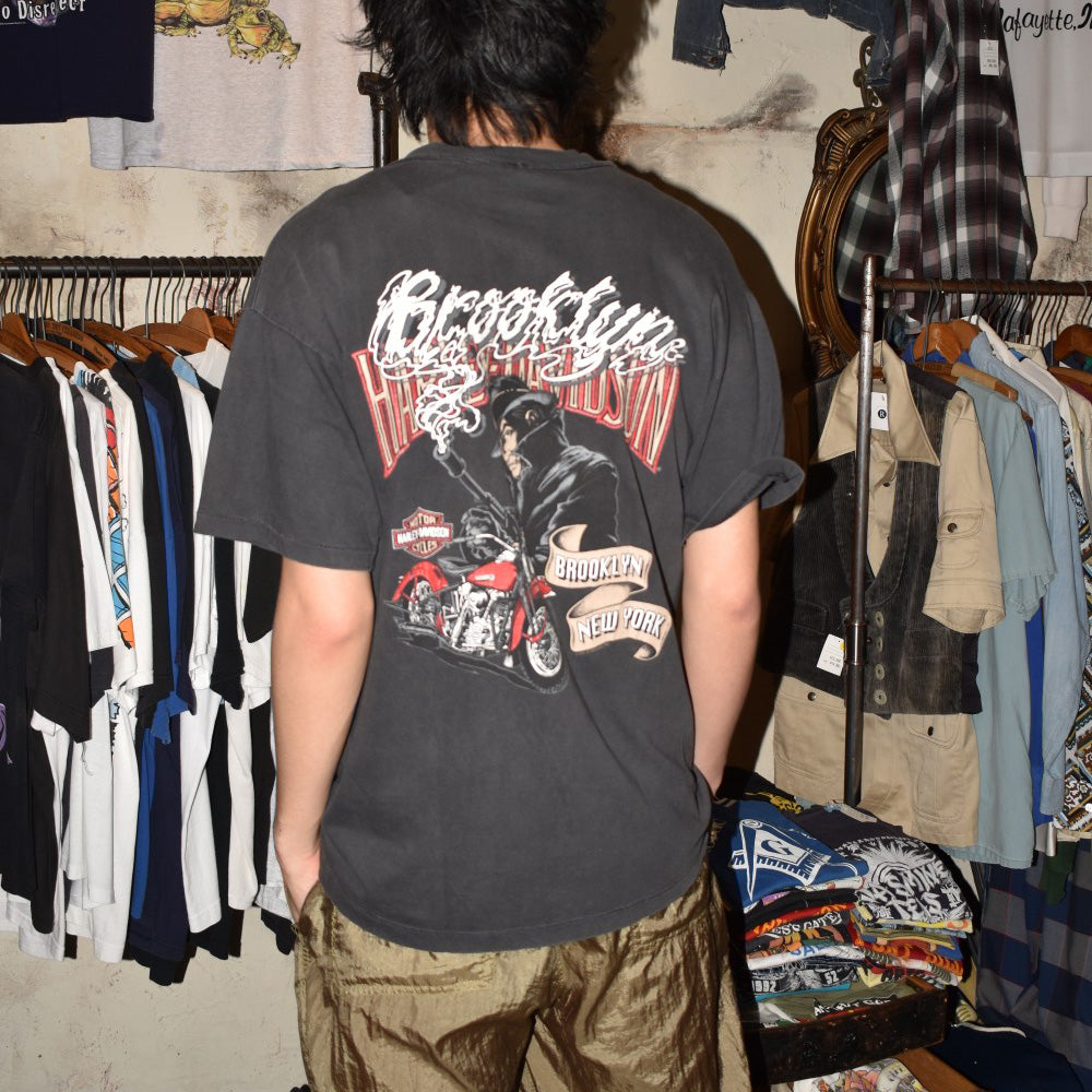 90's HARLEY-DAVIDSON "1936 KNUCKLEHEAD" ハーレーTシャツ USA製 260626H