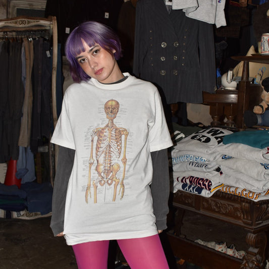 90's Anatomical Chart Co. 人体骨格図 スケルトン Tシャツ 260417H