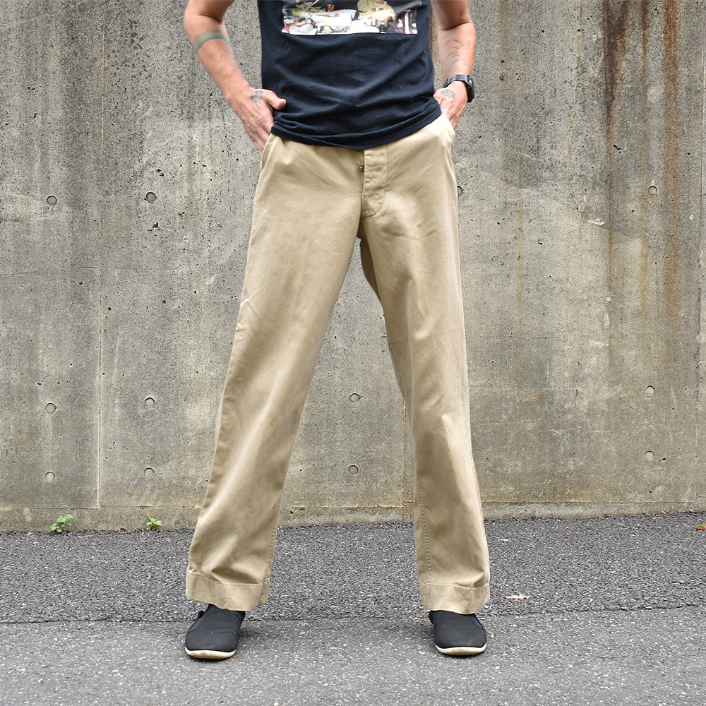 50's U.S.ARMY ミリタリー チノトラウザーズ 231109H