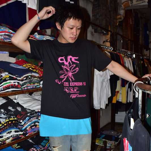 90’s The Cure "Wish Tour 1992" KEDG The Edge ニューウェーブ ロックTシャツ 261016HMY1