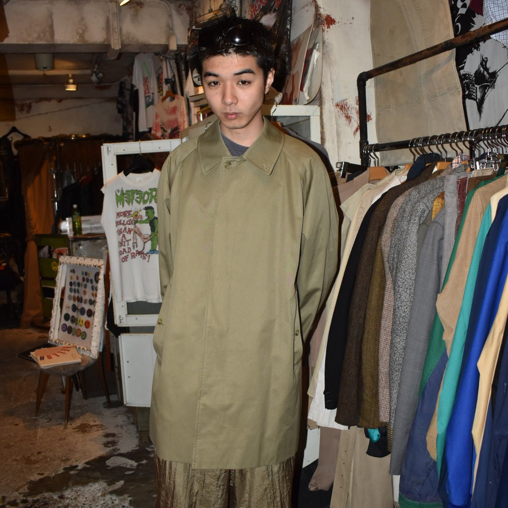 80's Burberrys England "Bespoke" ステンカラー バルマカーンコート 260324H