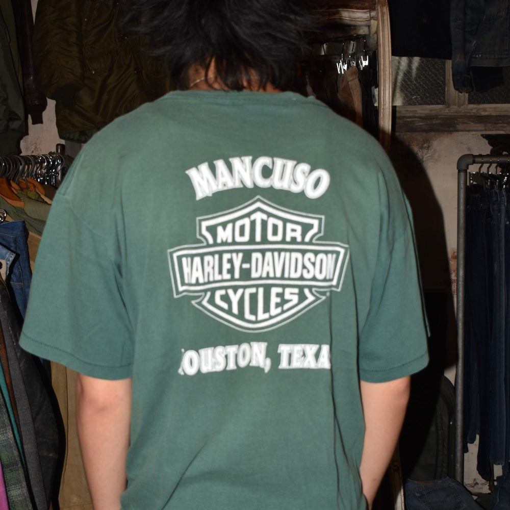 90's HARLEY-DAVIDSON ポケットTシャツ USA製 260821H