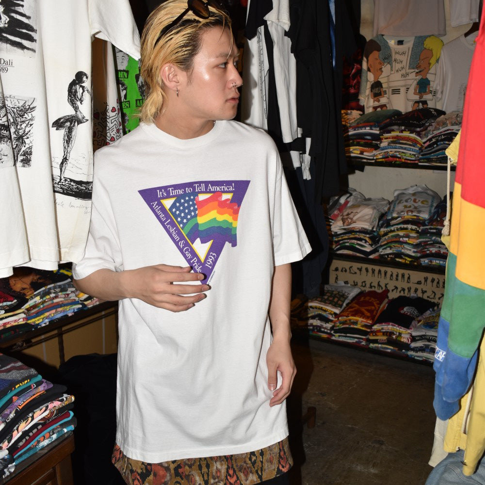 90's "Atlanta Lesbian & Gay Pride" LGBTQ Tシャツ USA製 260519H