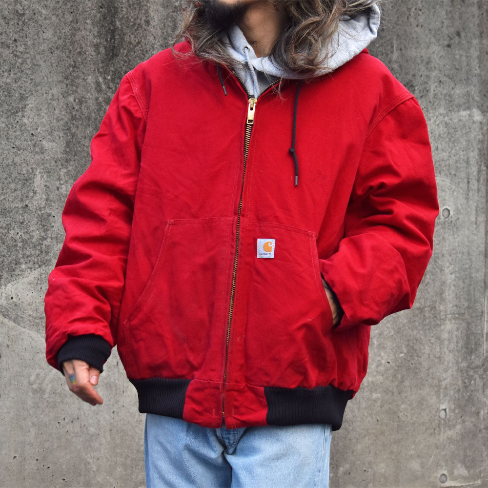 90's Carhartt キルティングライナー アクティブパーカー  231216H