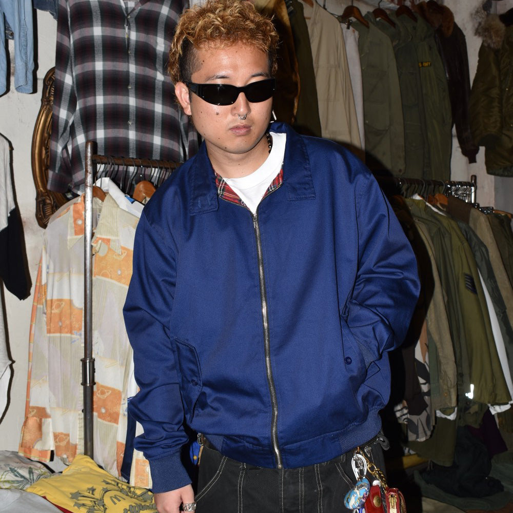 90's Harrington Jacket スウィングトップ 紺 L 260728H