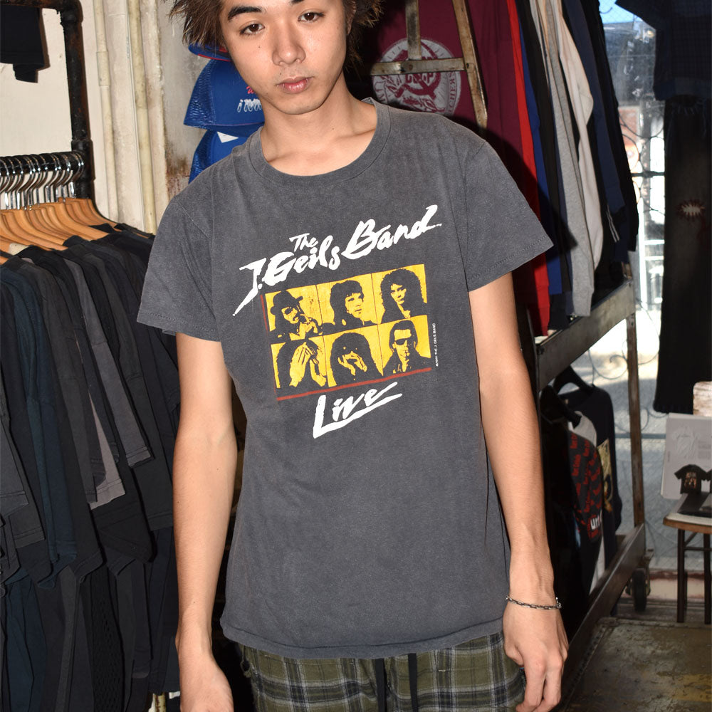 80’s The J. Geils Band “Live” ツアーTシャツ  250926H