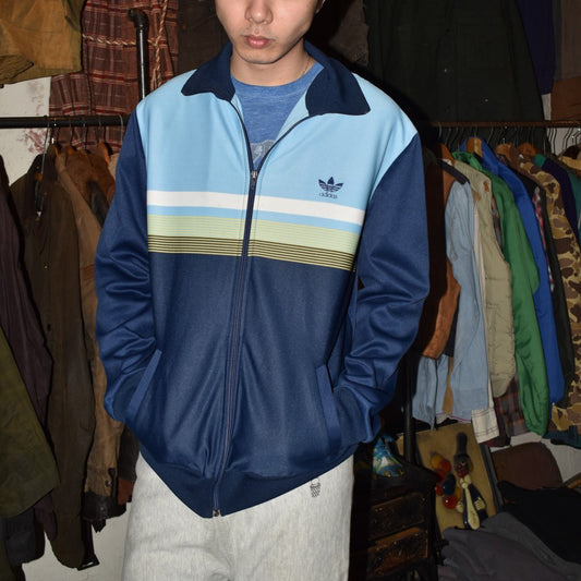 70's adidas VENTEX ジャージ トラックジャケット フランス製 260206H