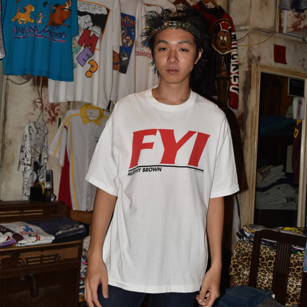 90's Murphy Brown "FYI" TVドラマ Tシャツ USA製 260811H