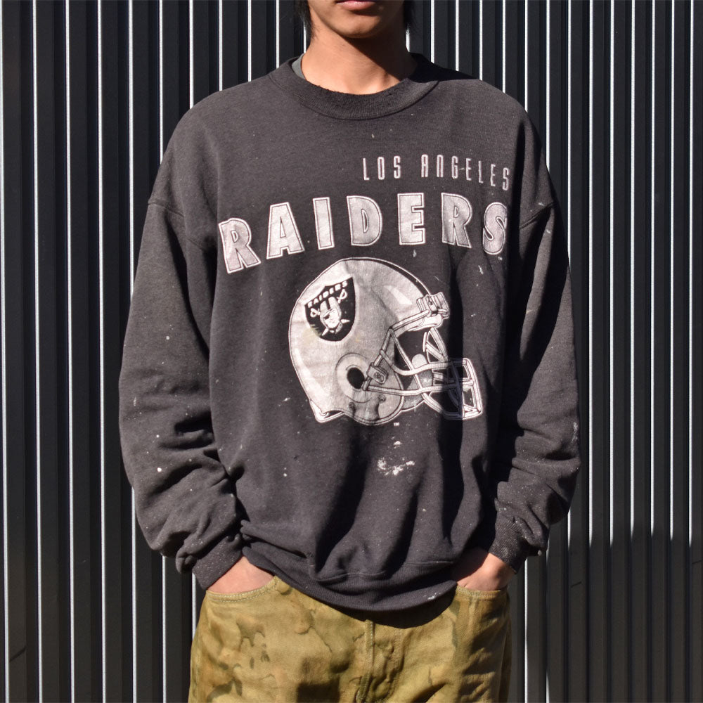 90’s 雰囲気抜群！ “NFL Raiders” スウェット USA製 240214H