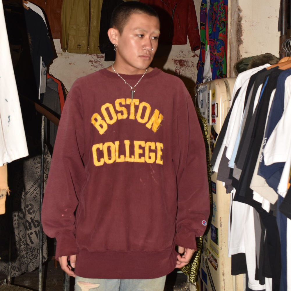 Champion Reverse Weave  "Boston College" リバーススウェット USA製 260724H