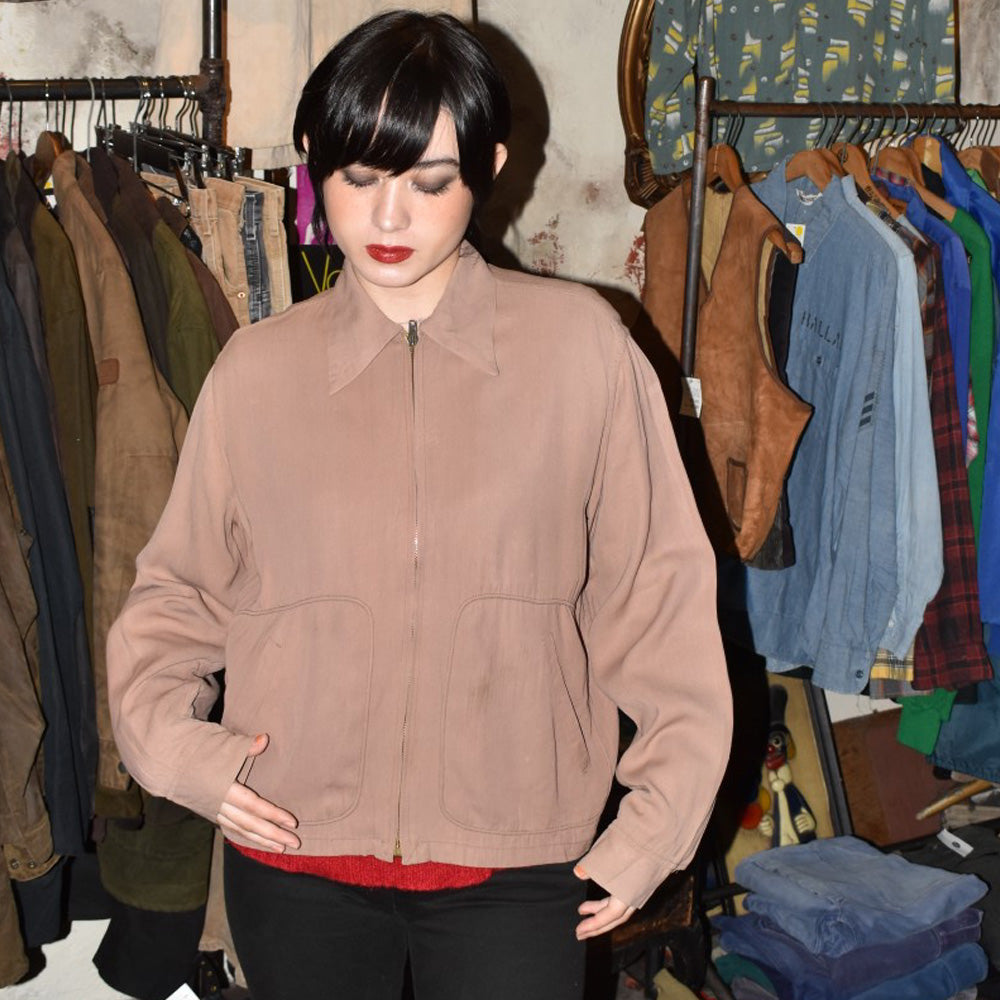 50’s WEATHER JACK レーヨンギャバ ジャケット  251226H