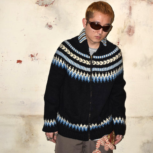 50’s ノルディック フルジップセーター 251212H