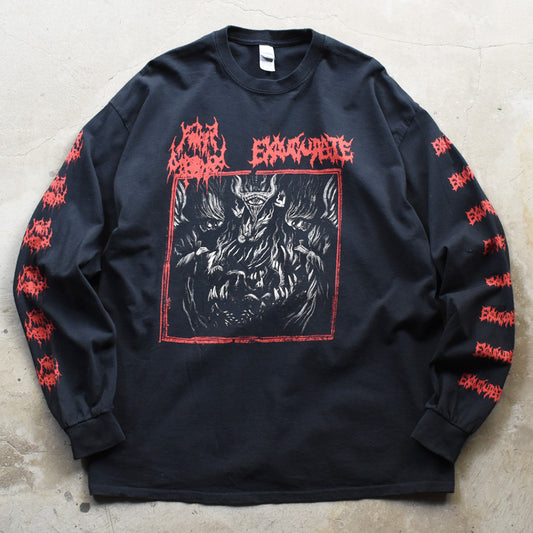 デッドストック！ Exaugurate × Father Befouled "Purging Holiness" ロングスリーブ Tシャツ 250905