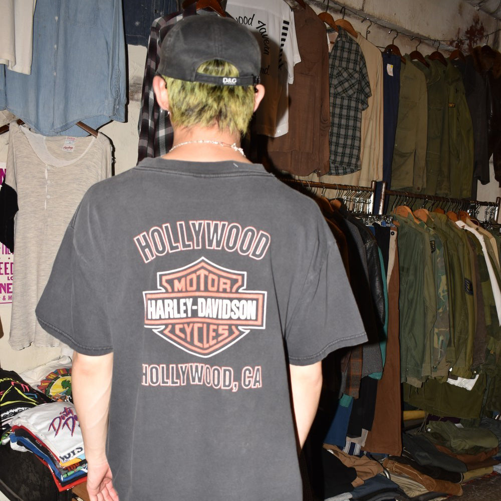 90's Harley-Davidson イーグル ファイヤーパターン ハーレーT 260623H