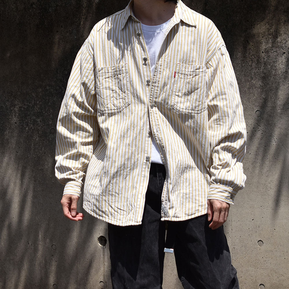 90’s Levi’s ストライプ カラーデニムシャツ 240507
