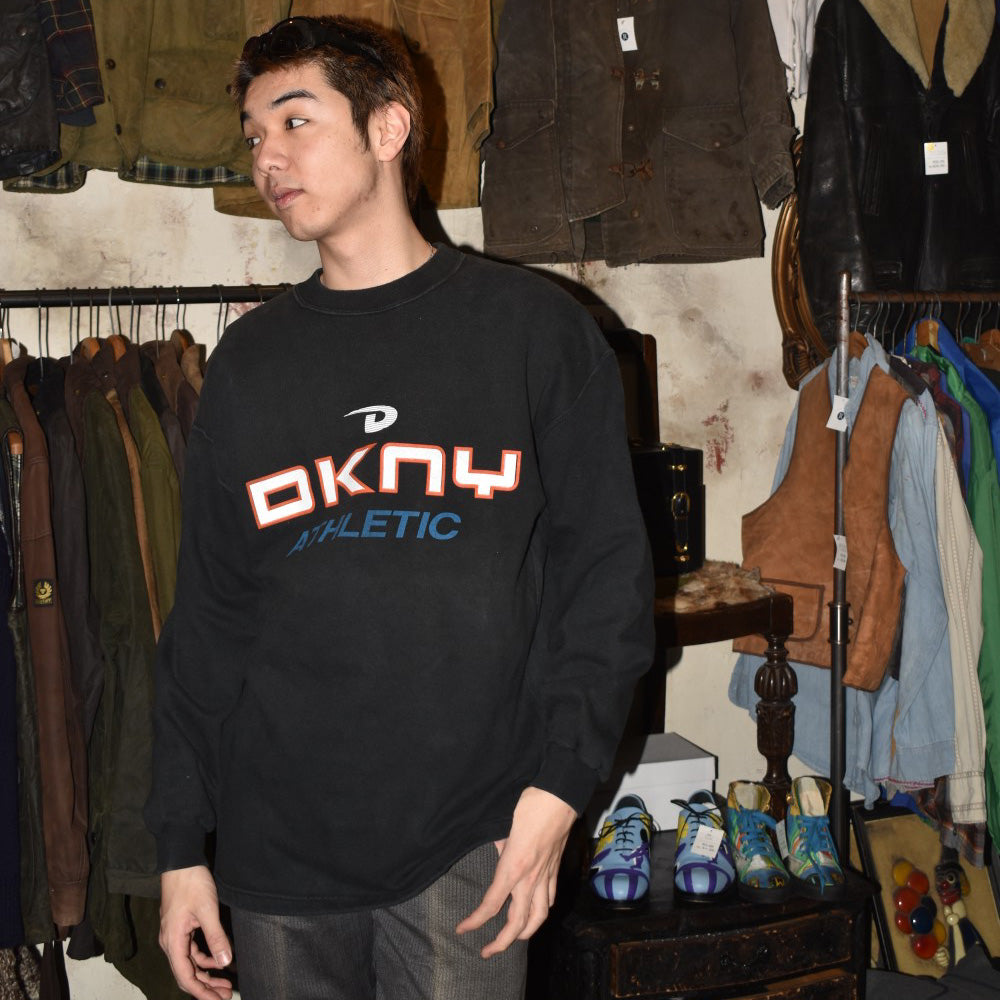 90's DKNY ATHLETIC ロゴスウェット 260130H