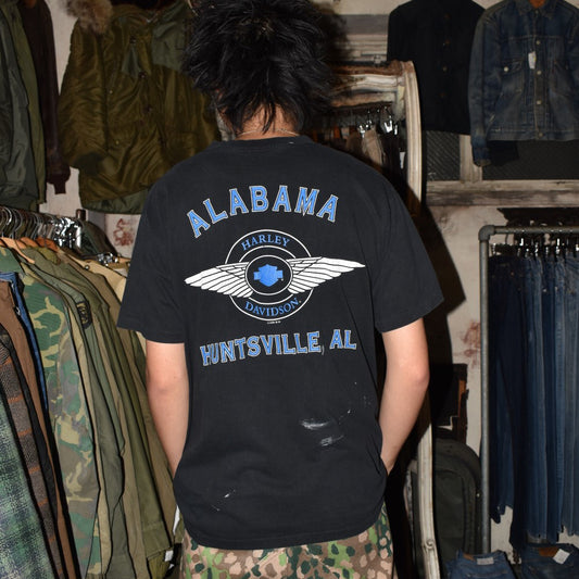 90's HARLEY-DAVIDSON "DOMINATION" イーグル ハーレーT USA製 260818H