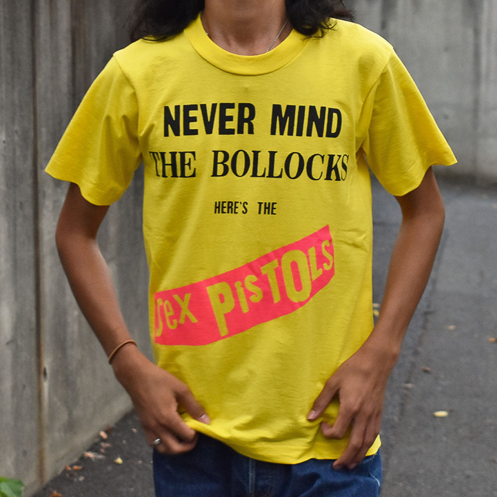 80-90's デッドストック！ Sex Pistols "NEVER MIND THE BOLLOCKS HERE'S THE" バンドTシャツ USA製 230922