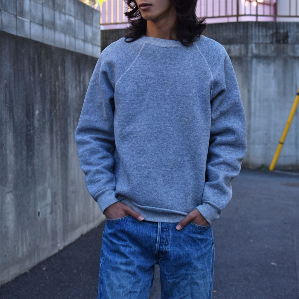 80’s 無地 ラグランスウェット 231116
